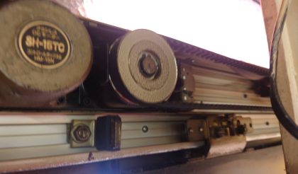 
																											撤去前の機械です。																		